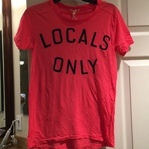 Sundry locals only t-shirt